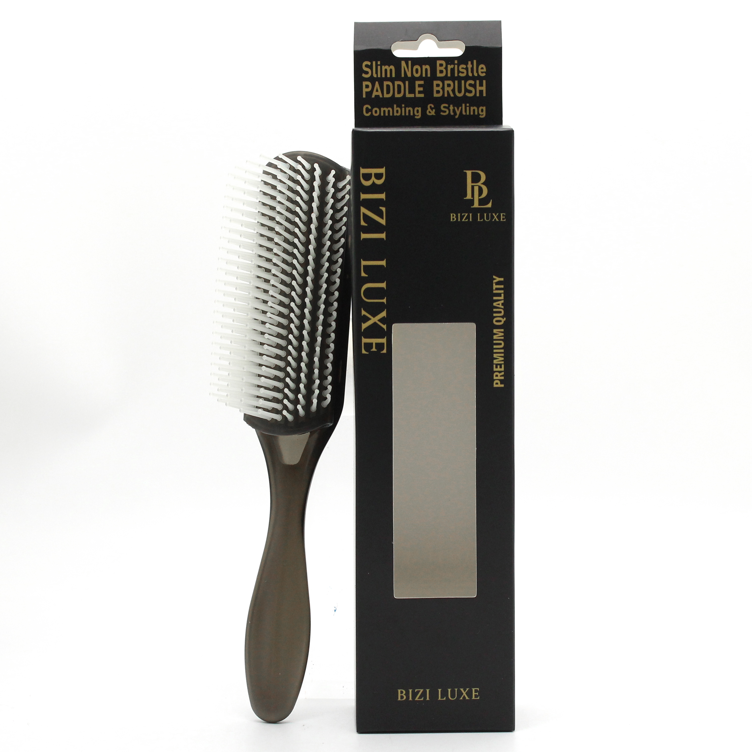 BiziLuxe Wooden Paddle Brush 4